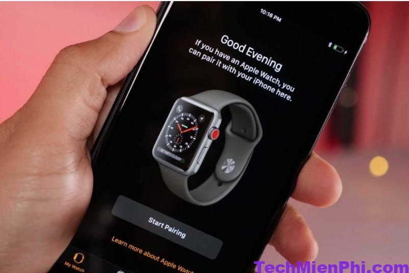 Apple Watch kết nối với thiết bị iPhone
