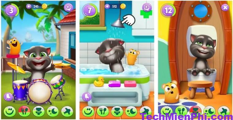 tai my talking tom hack full tien full kim cuong 3 Tải My Talking Tom Hack Full tiền, Full Kim cương