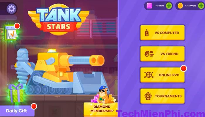 tai tank stars hack cho android ios 2 Tải Tank Stars Hack cho Android, IOS (Full tiền, kim cương)