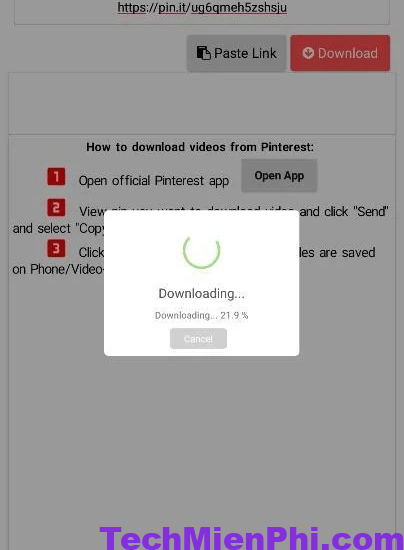 cach tai video pinterest tren dien thoai may tinh 9 Cách tải video Pinterest trên điện thoại, máy tính