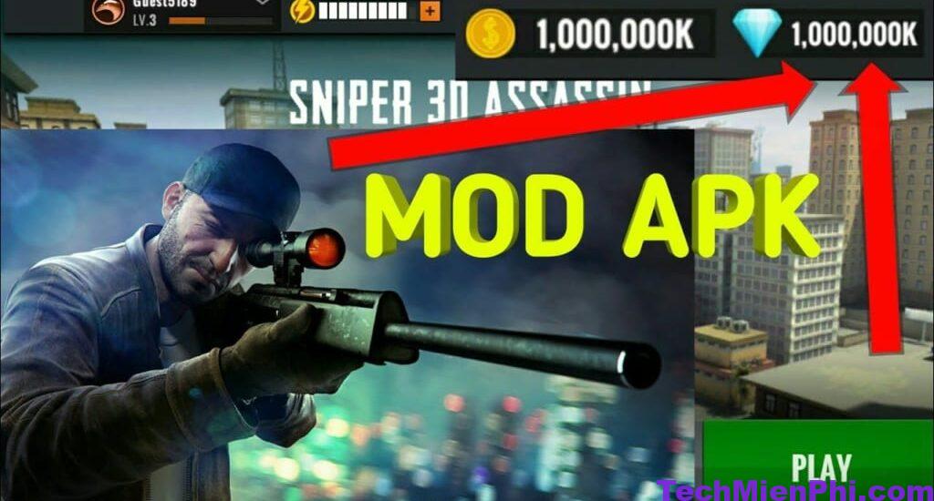 tai sniper 3D mod apk cho android 1 Tải Sniper 3D Mod Apk cho Android (Hack Full tiền, Kim cương)