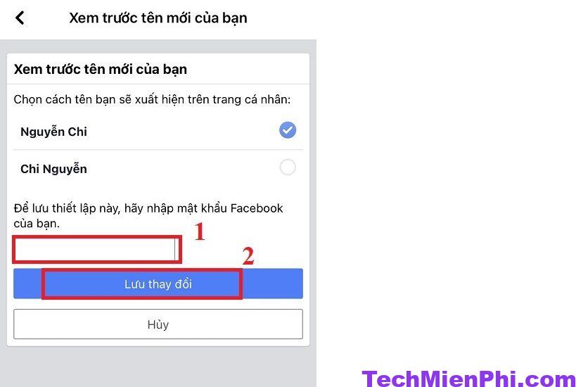 huong dan cach doi ten Facebook tren dien thoai may tinh 2023 5 Hướng dẫn cách đổi tên Facebook trên điện thoại, máy tính